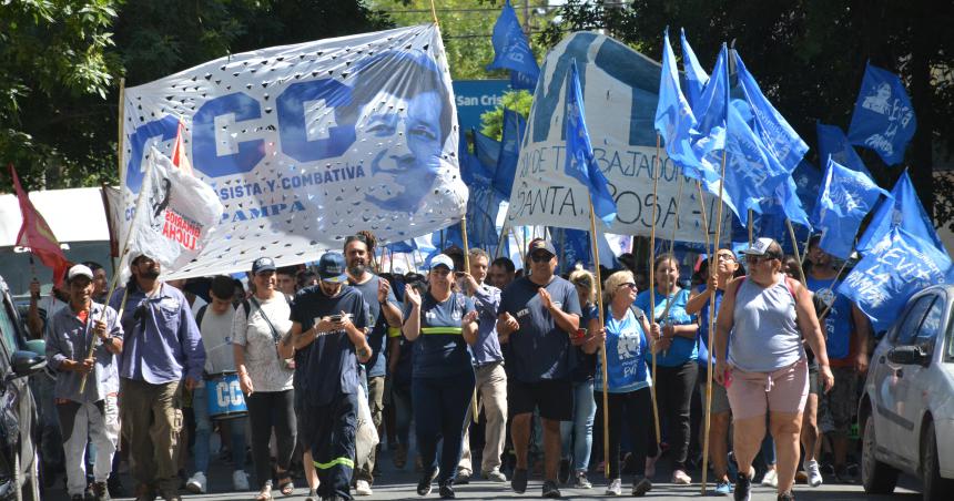 Movilizaron organizaciones en Santa Rosa