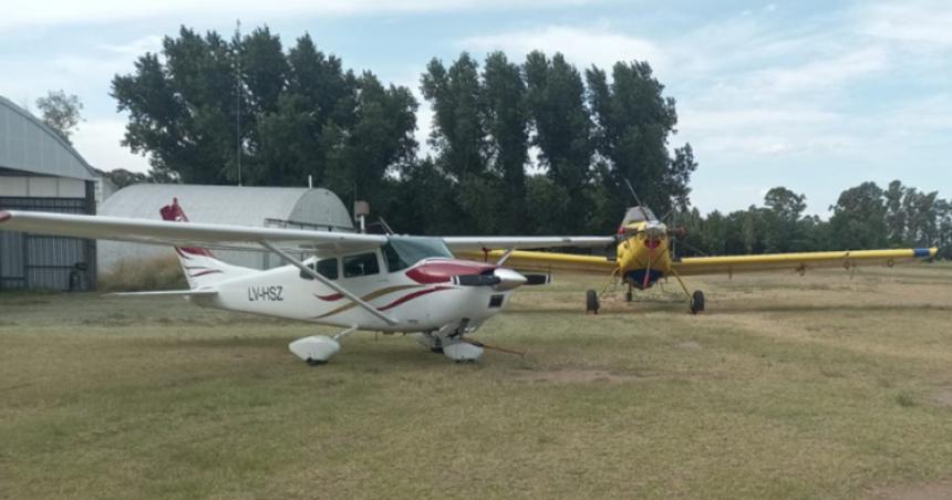 Nacioacuten envioacute dos aviones por la temporada de incendios en La Pampa
