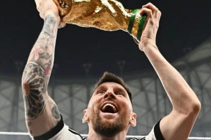 La foto de Messi levantando la Copa la que maacutes me gusta sumoacute en la historia de IG 