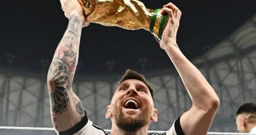 La foto de Messi levantando la Copa la que maacutes me gusta sumoacute en la historia de IG 