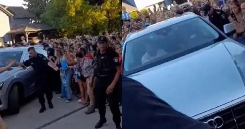 Messi fue recibido por Heinze en el barrio cerrado donde residen en Rosario