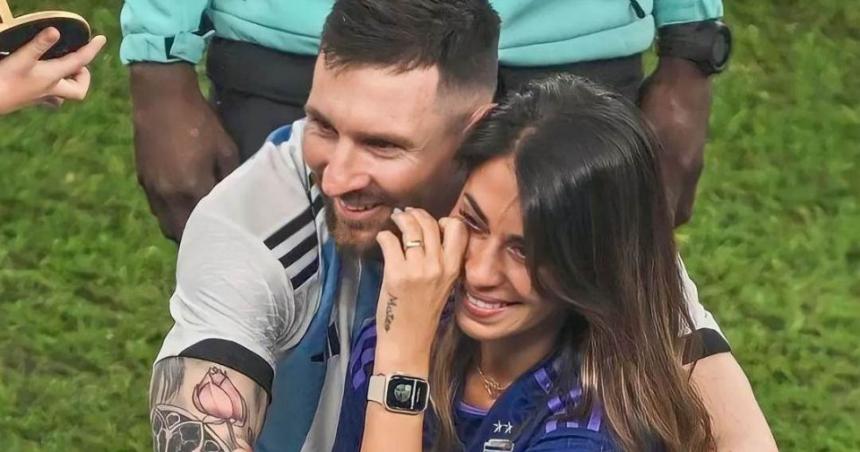 Video- el relato radial que hizo llorar a Messi y Antonela