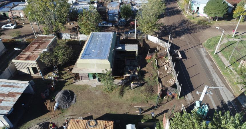 La renovacioacuten de la estacioacuten de bombeo avanzoacute un 36-en-porciento-