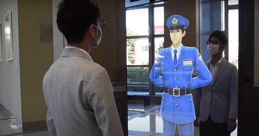 Japoacuten- ya usan guardias de seguridad virtuales a tamantildeo real controlados por IA