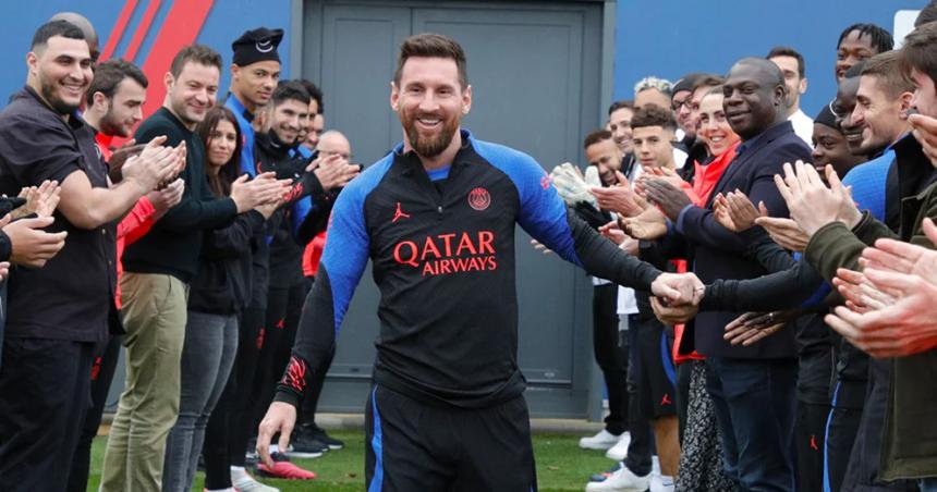 Messi regresoacute a los entrenamientos en PSG