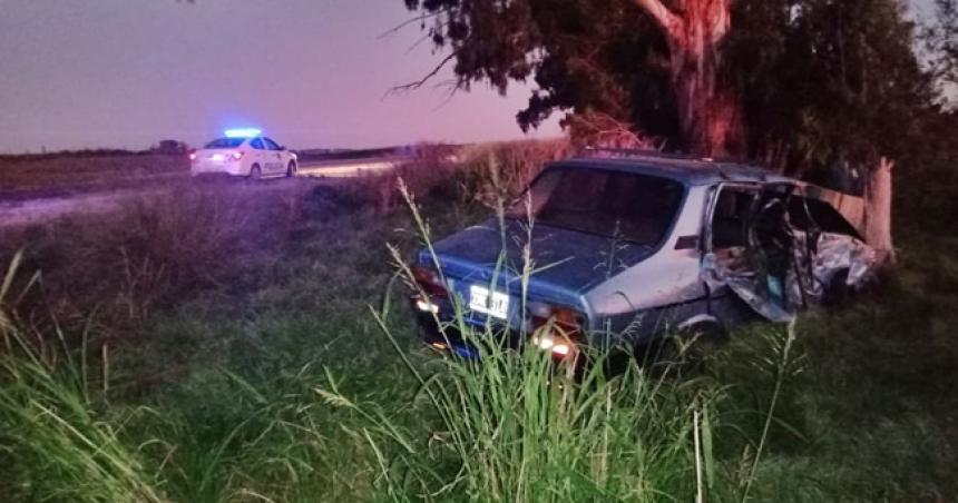 Una mujer herida tras un choque en la ruta provincial 1