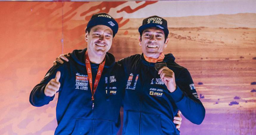 El pampeano David Zille ganoacute la novena etapa e hizo historia en el Dakar