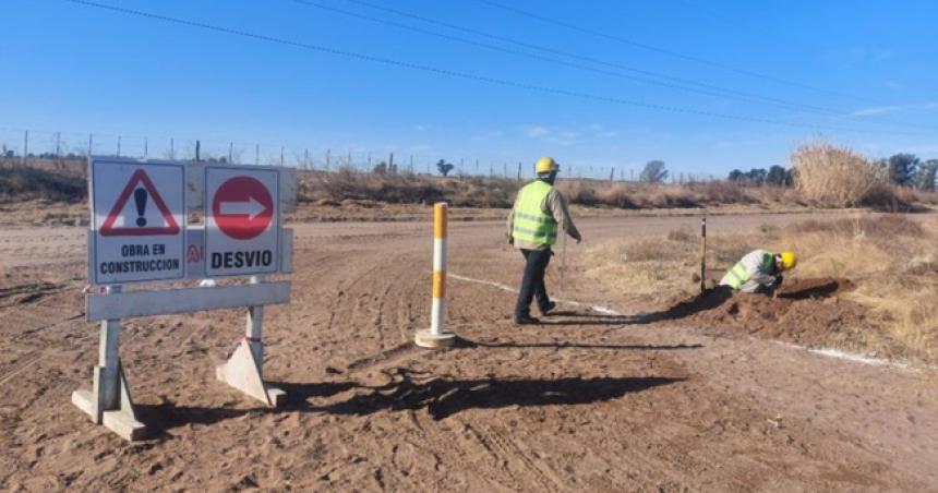Avanza la obra de agua potable para el Barrio Los Horneros de General Pico