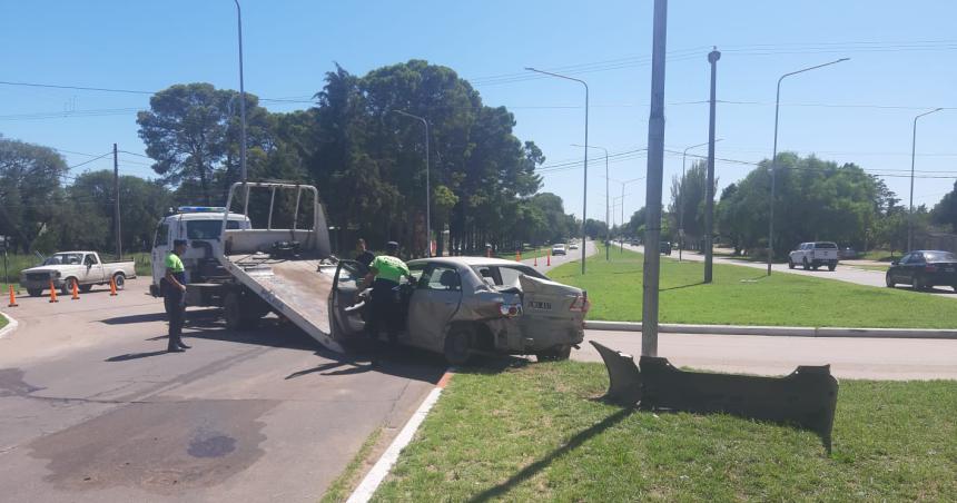 Choque en la Avenida Peroacuten