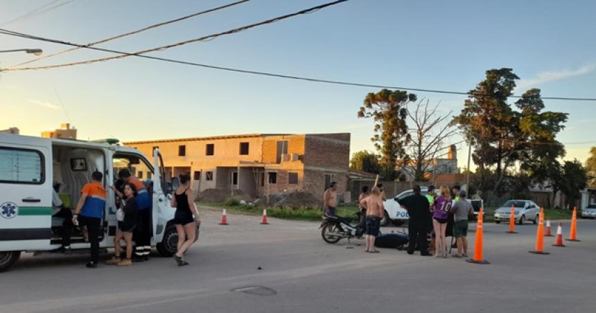 Chocaron dos motos en Santa Rosa