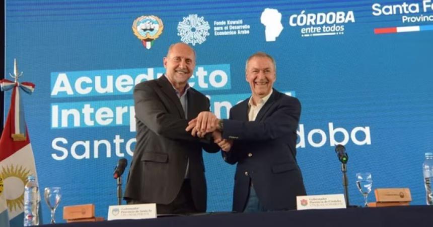 Perotti y Schiaretti compartieron un acto y criticaron al gobierno nacional