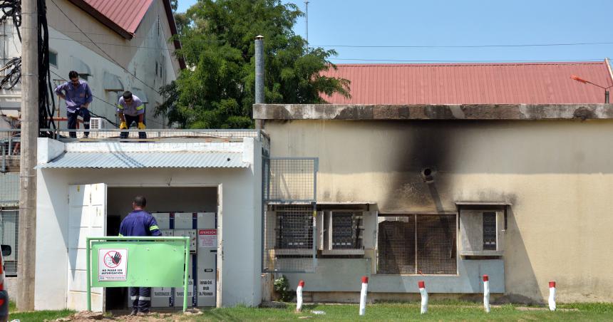 Incendio en el Hospital Molas