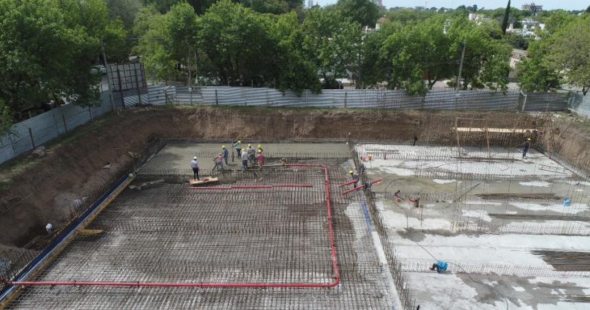 Avanza la obra de la nueva cisterna  para agua potable en General Pico