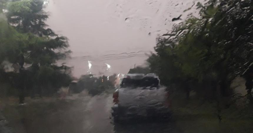 Lluvias en el sur provincial