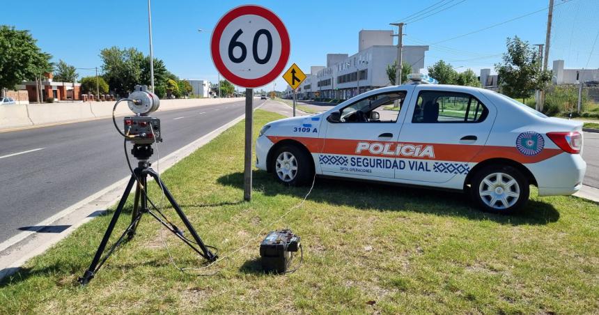 Fiscalizan exceso de velocidad en rutas y calles