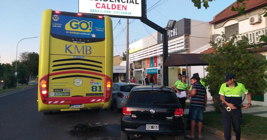 Fuerte choque pero sin lesionados