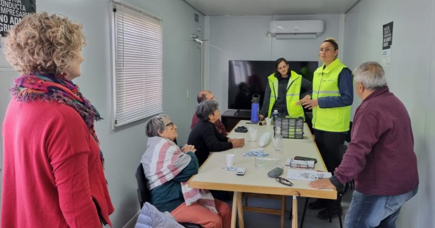 Visita del Consejo Provincial Aborigen y comunidades al obrador del gasoducto