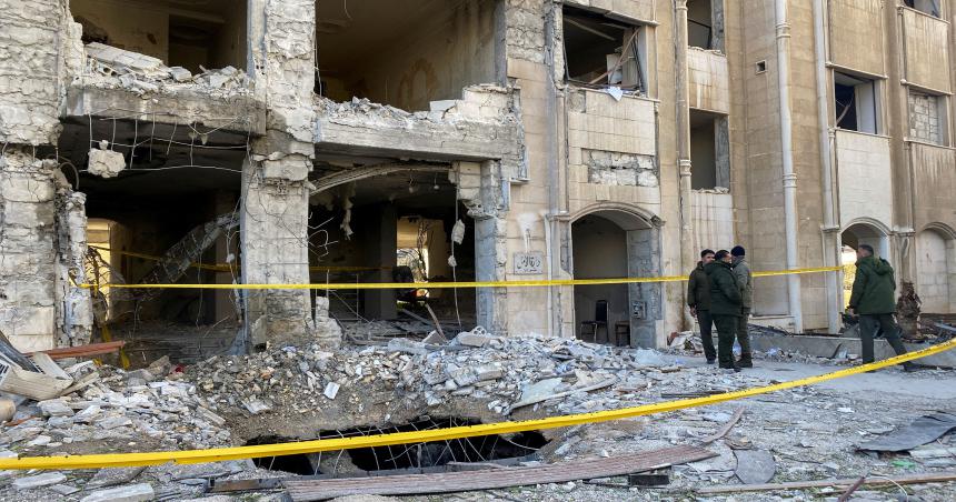 Siria- misil israeliacute impactoacute en un edificio y dejoacute al menos cinco muertos