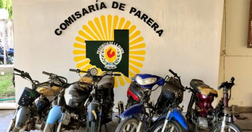 Retuvieron 6 motos en Parera por diferentes irregularidades
