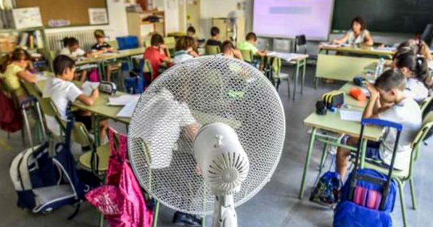 Una semana de mucho calor en el inicio de las clases