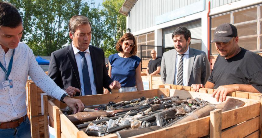 Destruyeron armas secuestradas en La Pampa