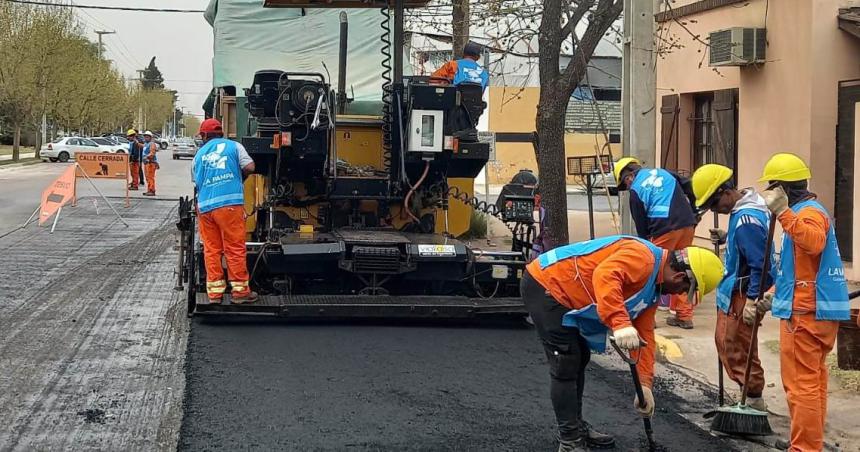 Maacutes obras de asfalto en Santa Rosa General Pico y Toay