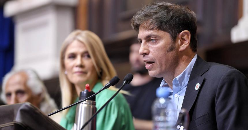 Kicillof denuncioacute proscripcioacuten de Cristina y criticoacute a la Corte