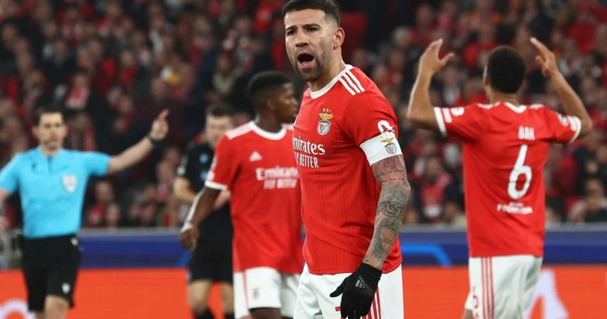 Goleoacute el Benfica de Otamendi