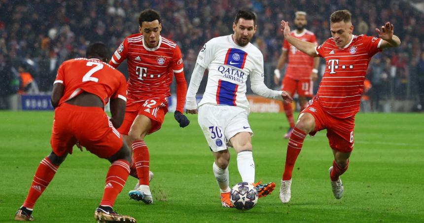 El PSG de Messi cayoacute 2-0 con el Bayern Muacutenich y quedoacute eliminado de la Champions League
