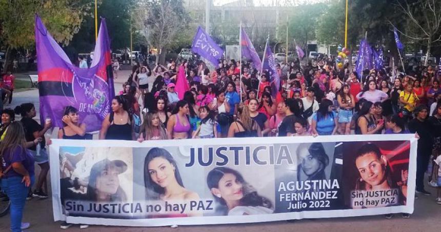 En Cipolletti el 8M gritoacute Justicia por Agustina