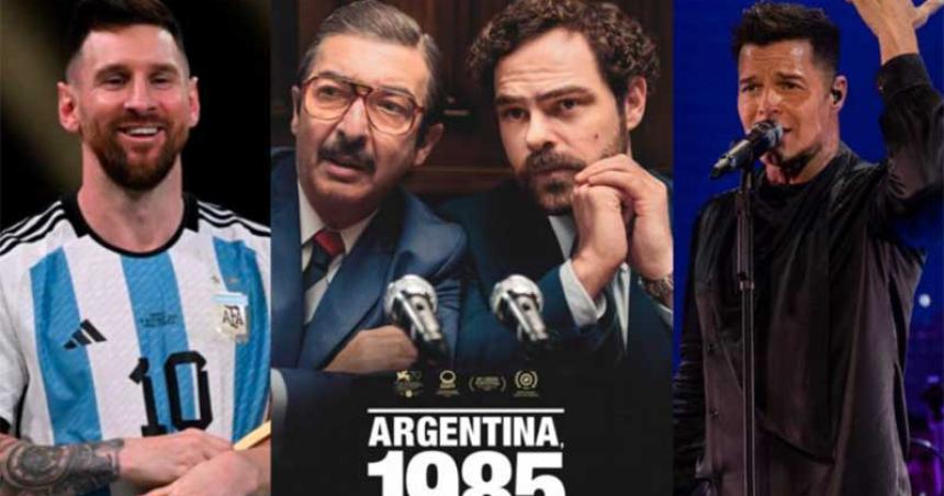 Desde Messi hasta Ricky Martin- los mensajes de apoyo para Argentina 1985