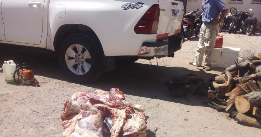 Furtivos con carne de ciervo y jabaliacute en Toay y Santa Rosa
