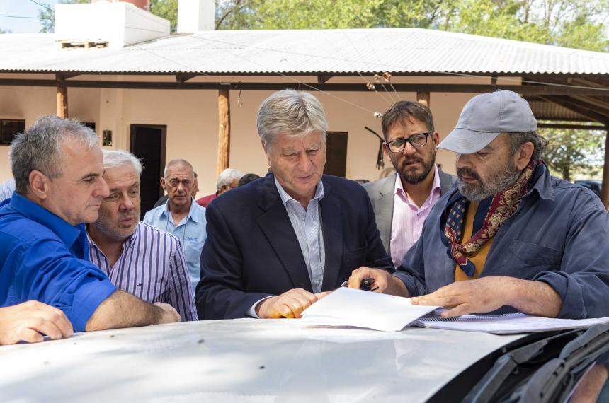 Ziliotto anuncioacute el comienzo del Acueducto del Meauco a Chacharramendi