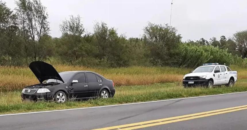 Joven borracho se despistoacute en la Ruta Nacional 35