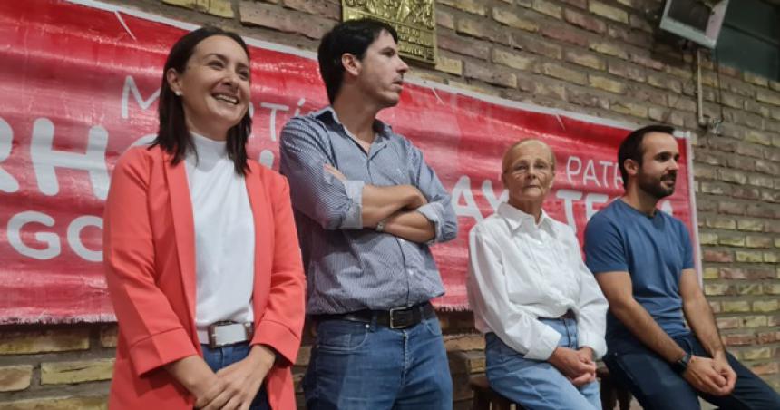 Berhongray acompantildeoacute el lanzamiento de la candidata a intendenta en Pico