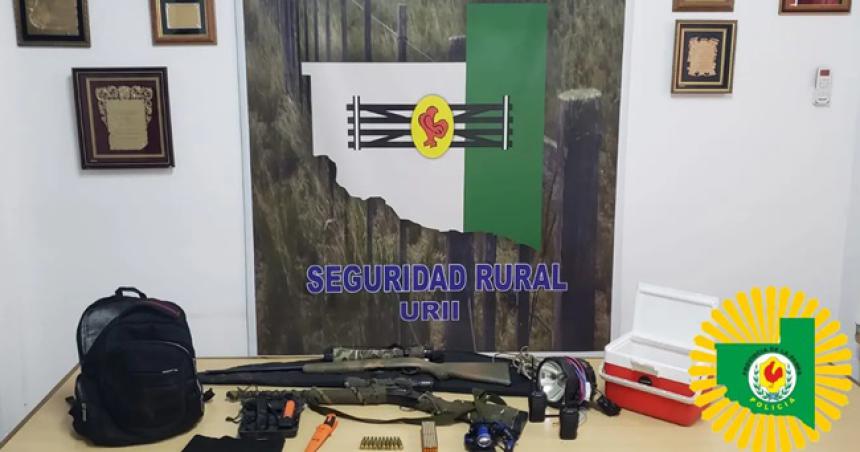 Detienen a cazador furtivo en el norte provincial- decomisan armas y municiones