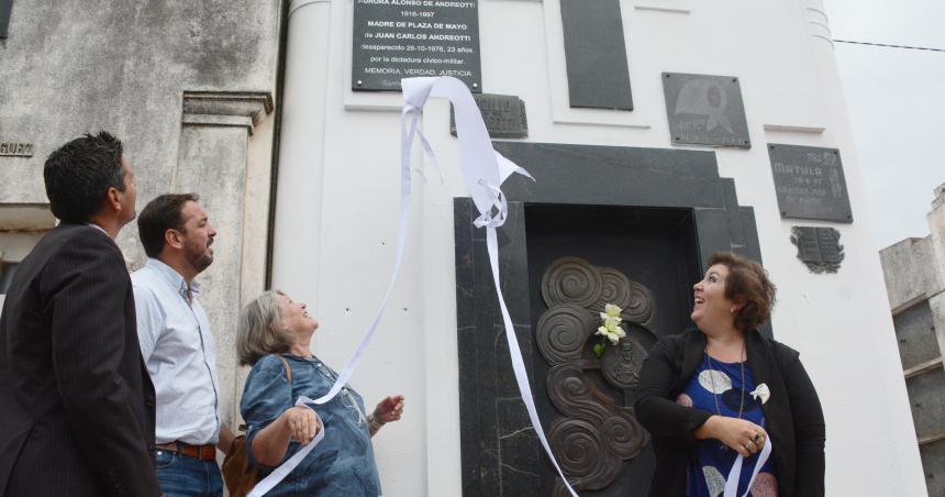 El homenaje a Aurora una pampeana fundadora de Madres de Plaza de Mayo