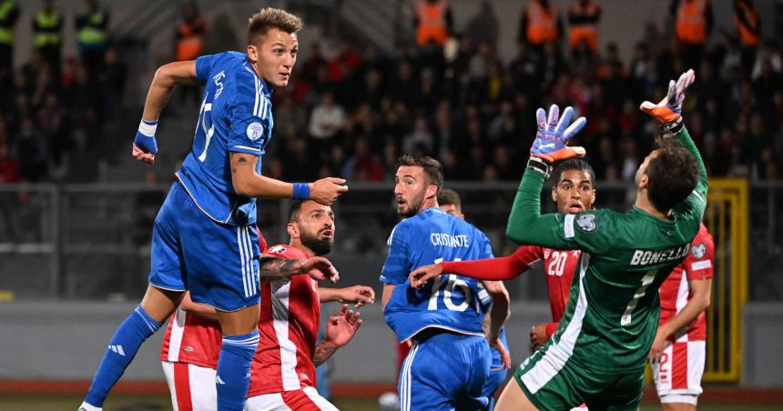 Otro gol de Retegui para Italia