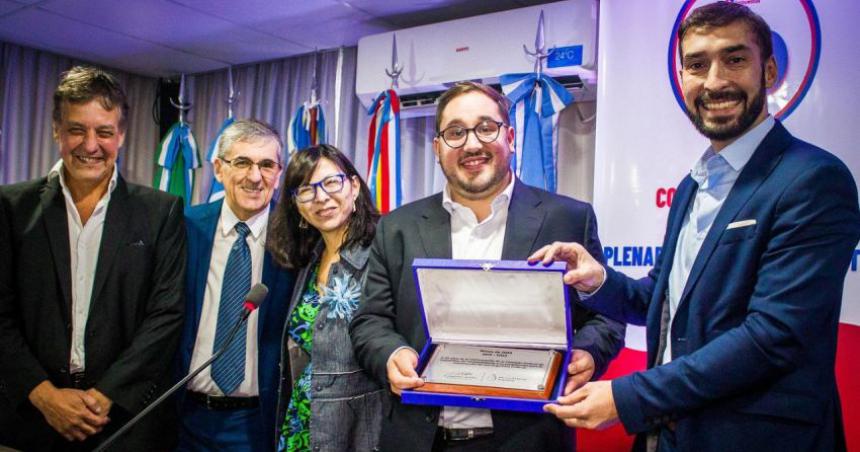 Franco en el encuentro por el 50 aniversario de la Comisioacuten Federal de Impuestos