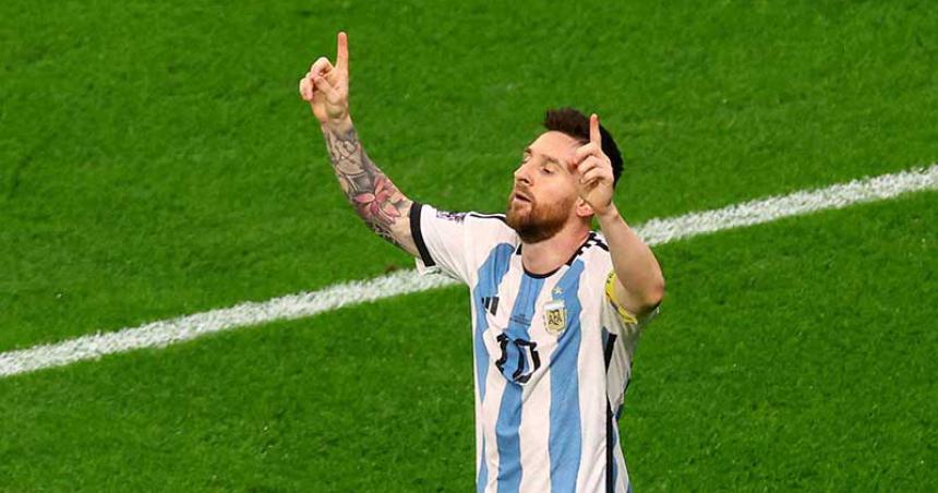 Con un hat-trick de Lionel Messi Argentina goleoacute 7-0 a Curazao en la fiesta de los campeones del mundo