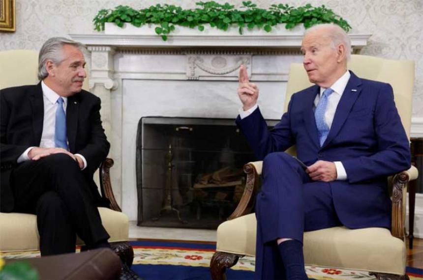 Alberto Fernaacutendez se reunioacute con Biden en la Casa Blanca