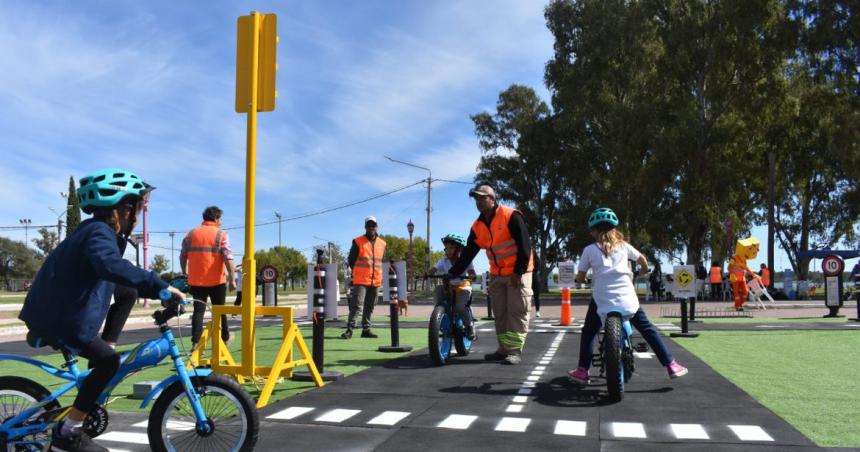 Inauguraron el Parque Vial Itinerante Sacha Viguera