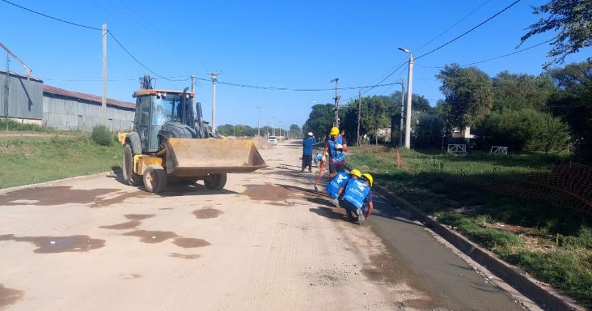 Caleufuacute- iniciaron la segunda etapa de la renovacioacuten de la red de agua