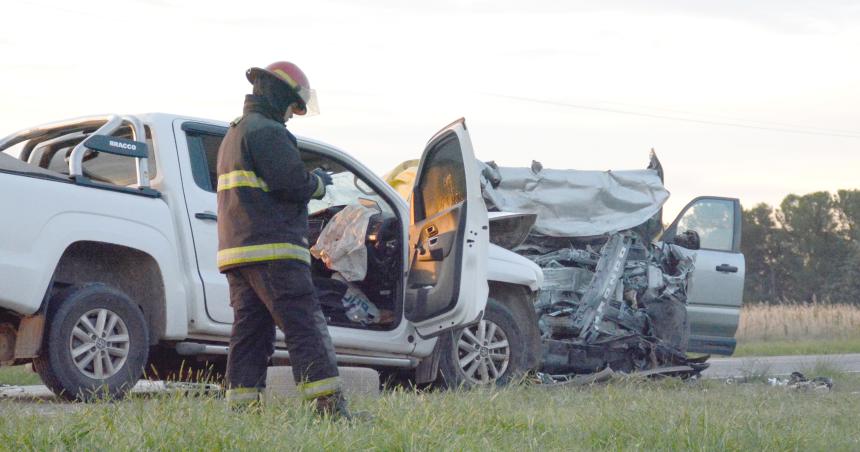 Tres muertes por otro choque frontal en la Ruta 35