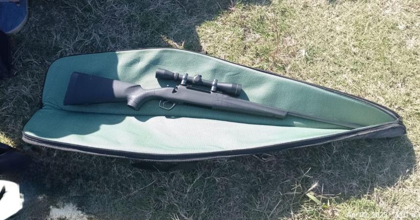 Secuestran armas carnes y elementos de caza