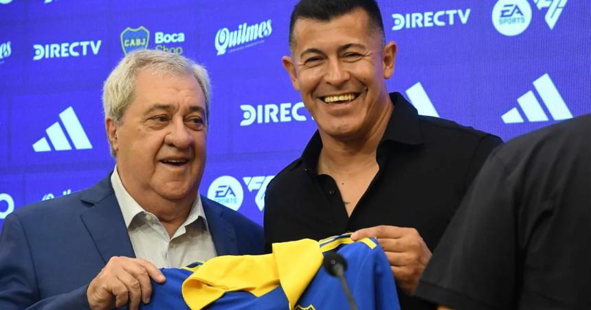 Jorge Almiroacuten fue presentado como nuevo director teacutecnico de Boca