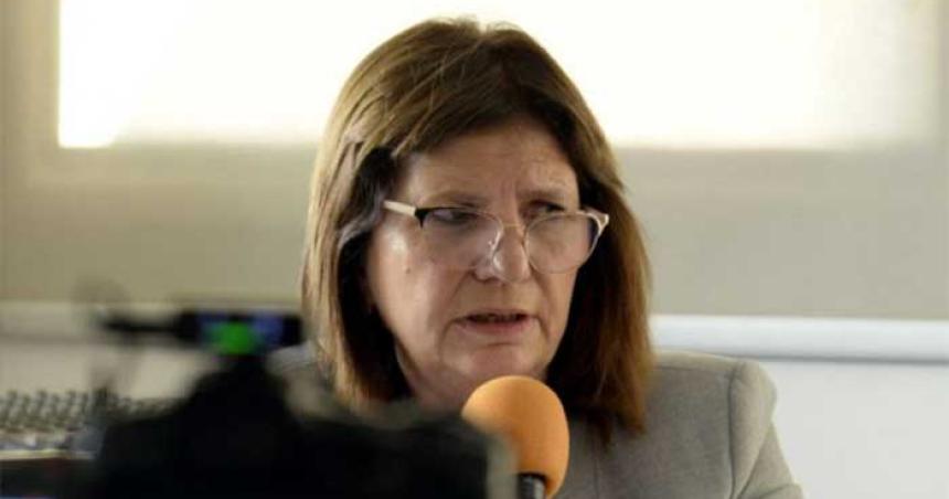Patricia Bullrich- Estaacuten generando un ambiente de ingobernabilidad