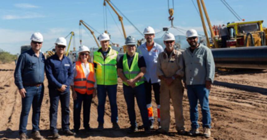 Autoridades del INTI recorrieron el gasoducto 