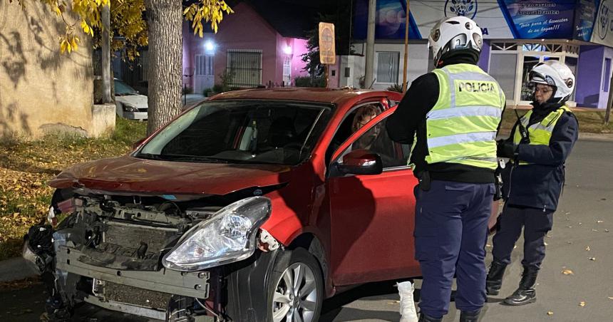 Traacutensito accidentado- cinco choques durante el fin de semana