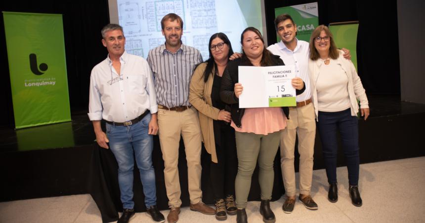 Adjudicaron 40 viviendas del Plan Provincial Mi Casa en Lonquimay